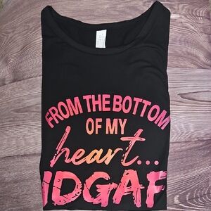 Black Graphic Women's Top